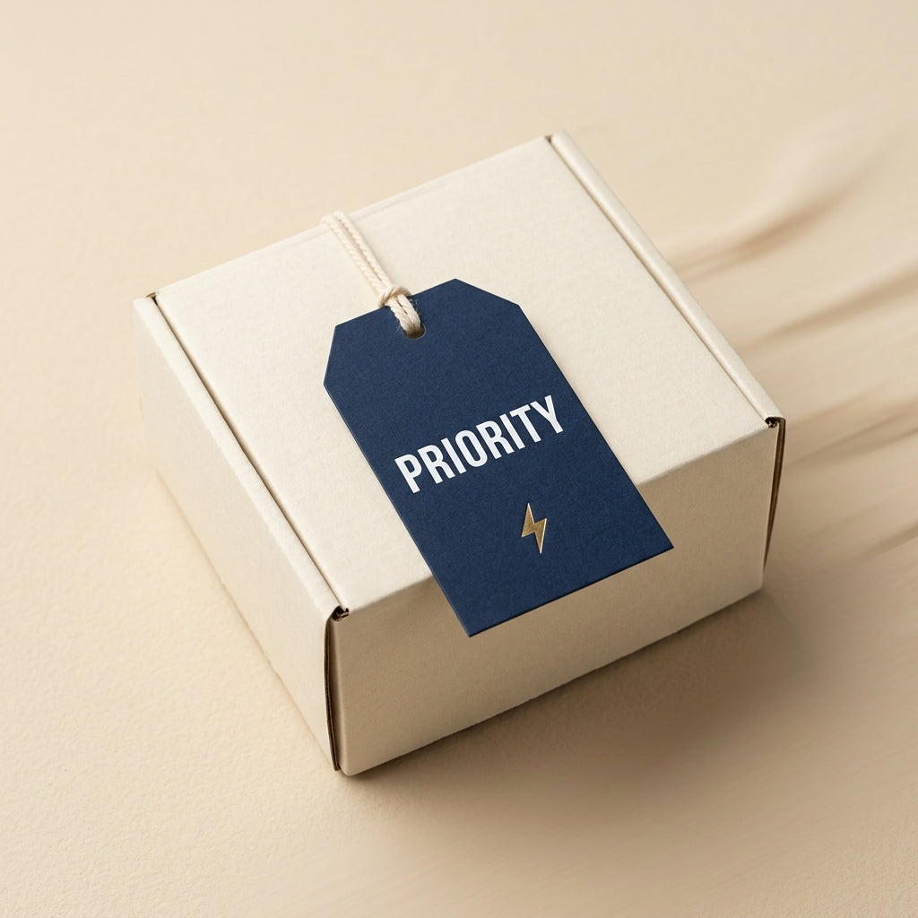 Priority processing - your order jumps the queue