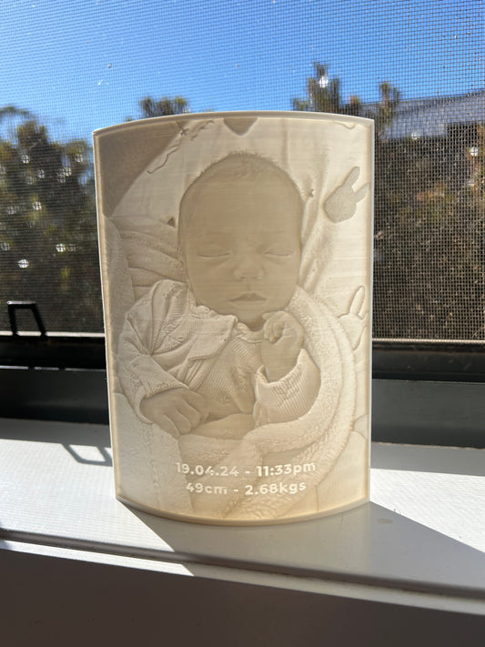3D Moment (Baby Date & Time)